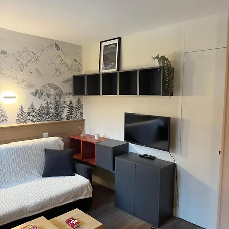 Cosy Plagne 1800 - 4pers - Piscine Chauffee - Outdoor Apartment *